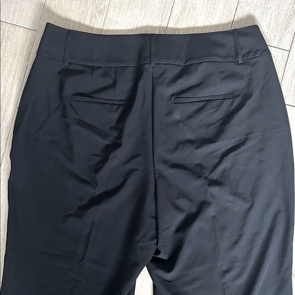 Lane Bryant Classic Black Wide-Leg Dress Pants with Elastic Waist Work Trousers - Picture 4 of 8